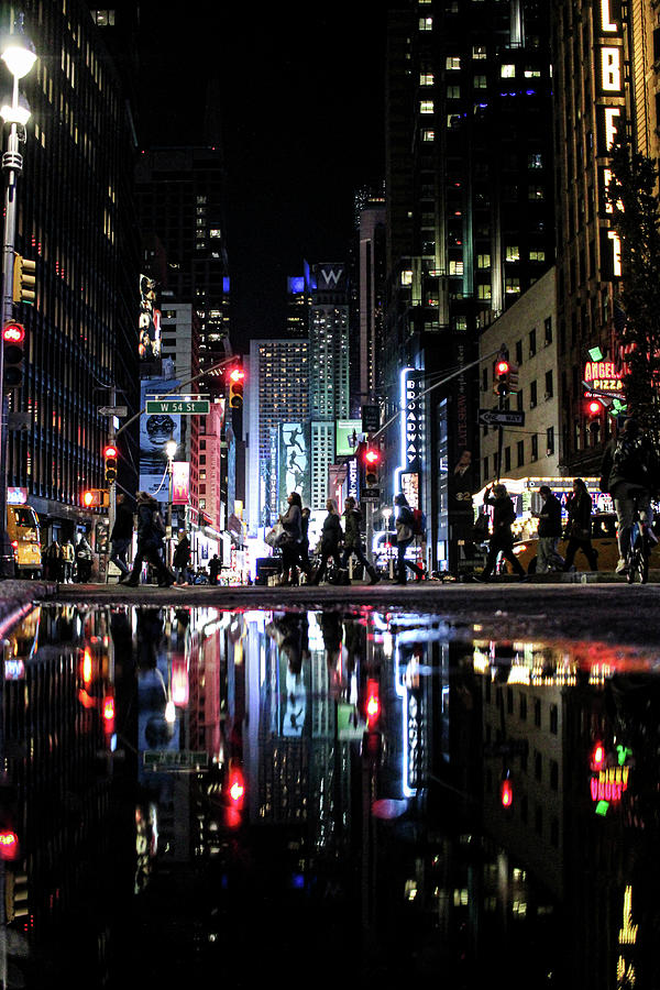 City at Night Photograph by Eitan Goldberg - Fine Art America
