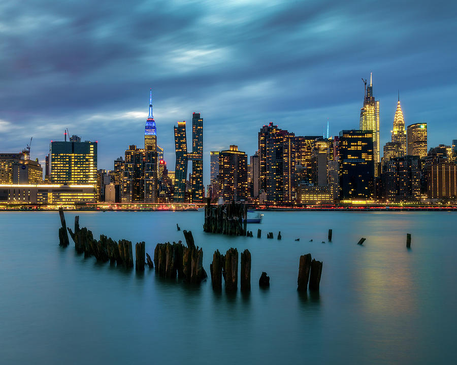 New York City Photograph - City Blues by John Randazzo