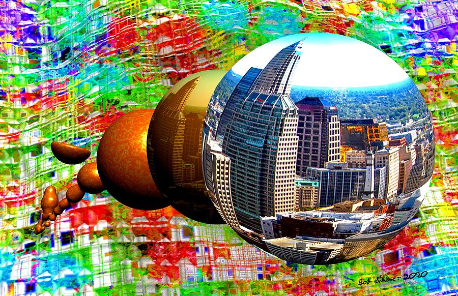 City Digital Art by Bob Shimer
