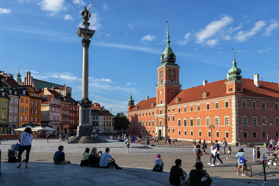 City Break In Old Town Of Warsaw City Photograph by Artur Bogacki