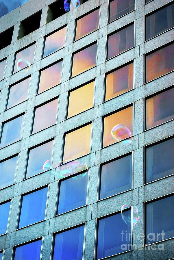 City Bubbles Photograph by Ellen Cotton