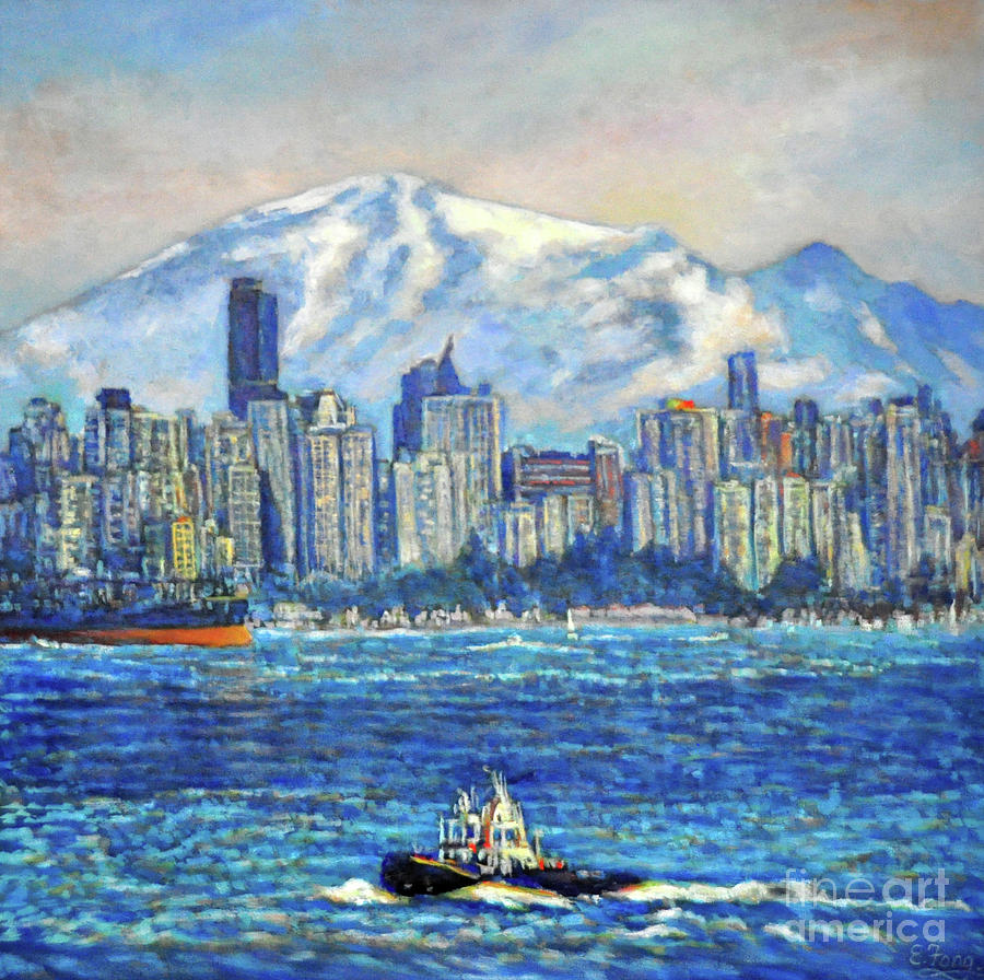 City by the Bay Painting by Eileen  Fong