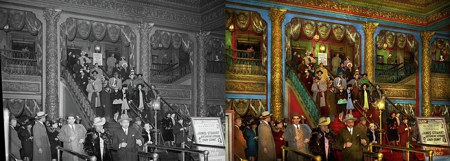 City - Chicago IL - Gilt and Pleasure 1941 - Side by Side Photograph by Mike Savad