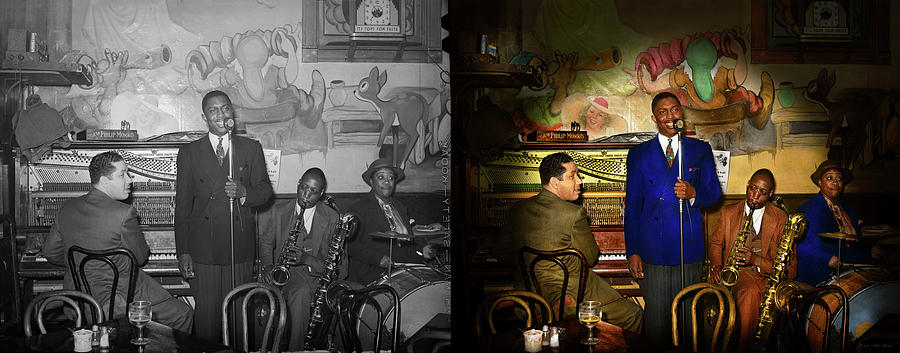 City - Chicago IL - The Local talent 1941 - Side by Side Photograph by Mike Savad