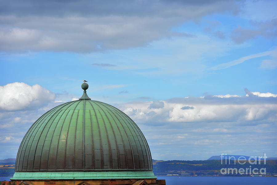 City Dome Roof - City Observatory - Calton Hill Photograph by Yvonne Johnstone