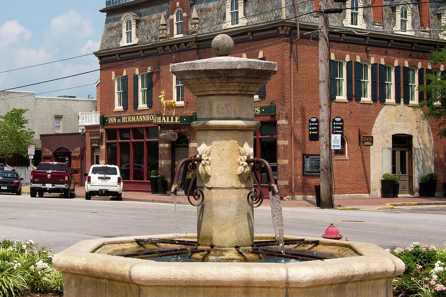 City Fountain Photograph