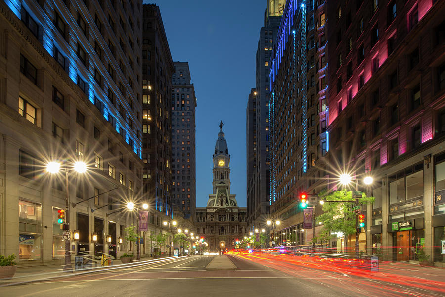 City Hall At Night Photograph by Anthony Louis Iezzi - Fine Art America