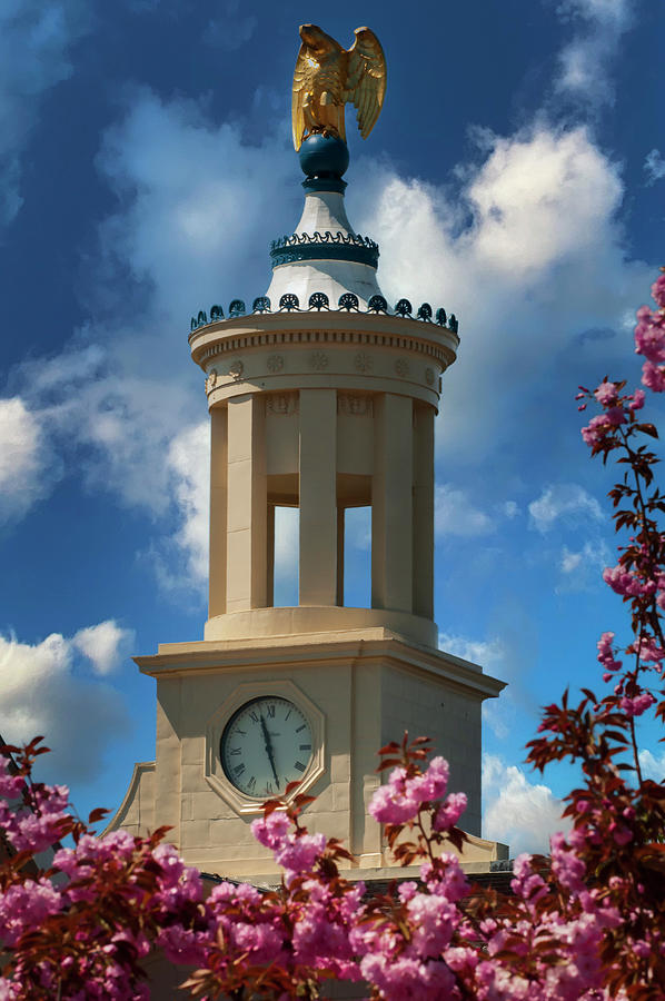 City Hall Clock Tower Photograph by Paul Mangold