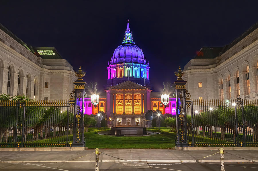 City Hall Colors Photograph by Jonathan Nguyen