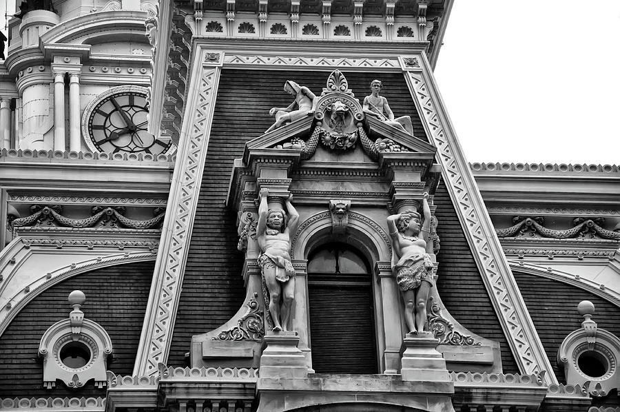 City Hall Dormer Window Photograph by Philadelphia Photography