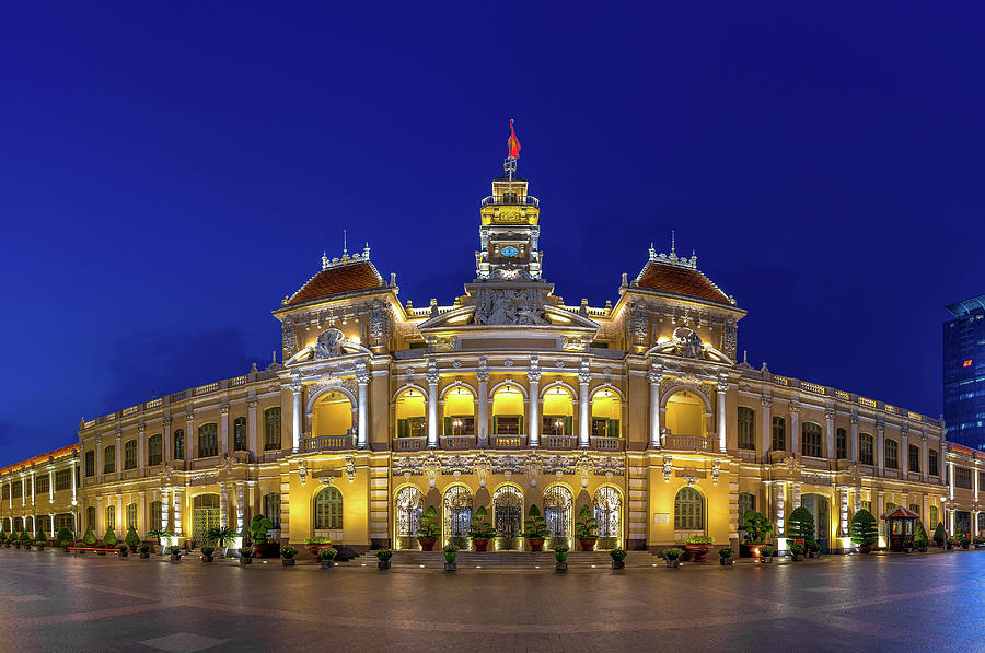 City Hall In Saigon Photograph By Son Nguyen - Fine Art America