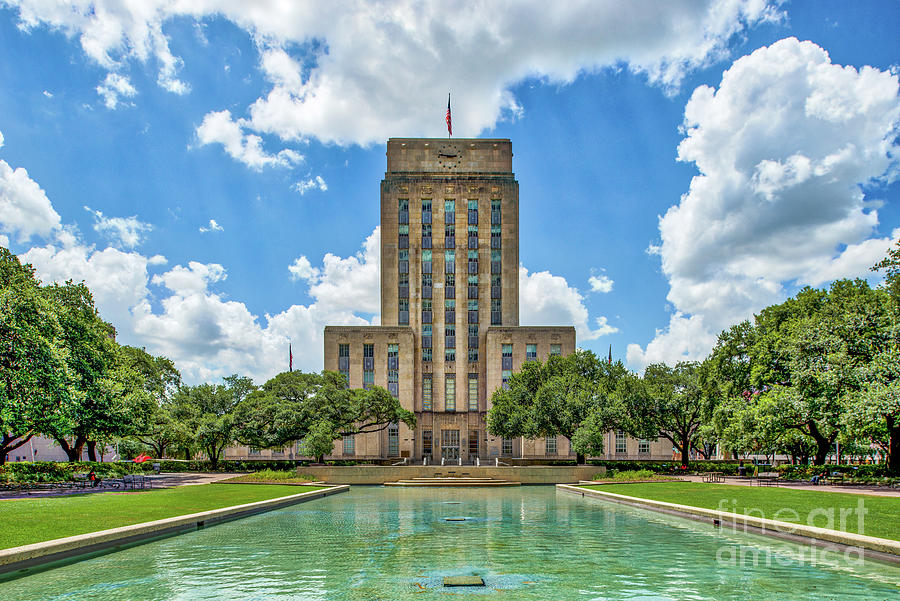 Houston City Hall Photograph by Bee Creek Photography - Tod and Cynthia ...