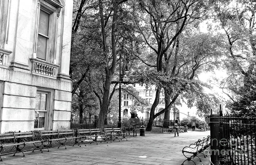 City Hall Park Days in New York City Photograph by John Rizzuto
