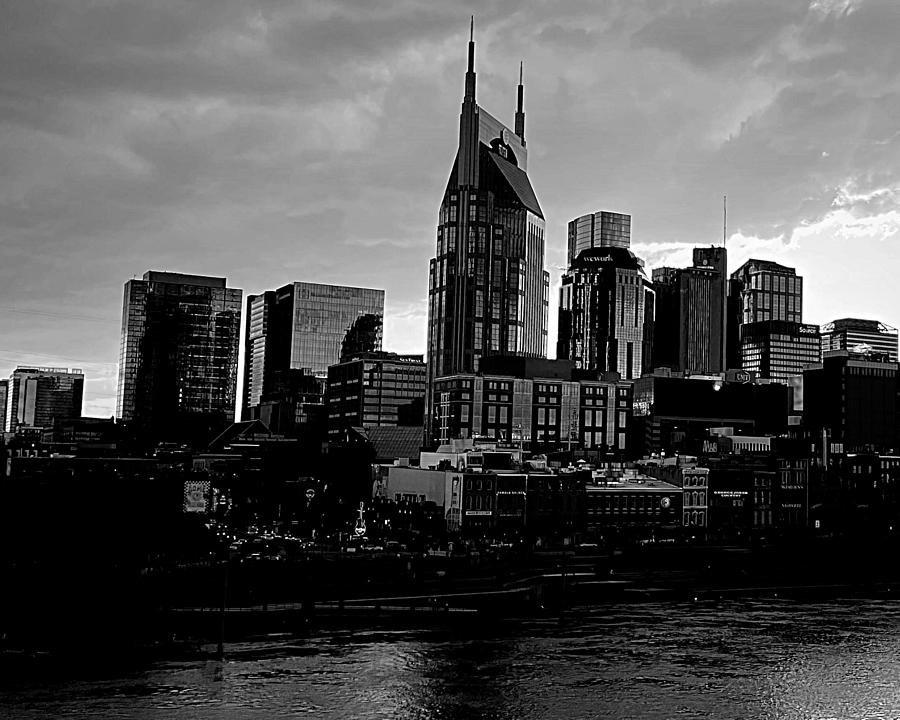 City in the Shadows BW Photograph by Lee Darnell