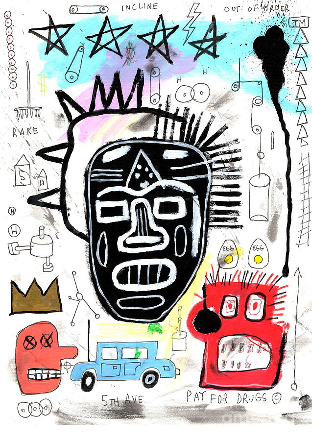 City Painting by Jean Michel Basquiat - Fine Art America