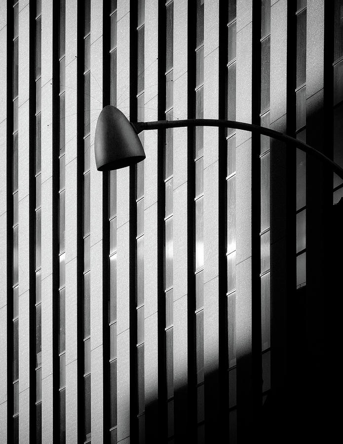 Architecture Photograph - City Lamp by Dave Bowman