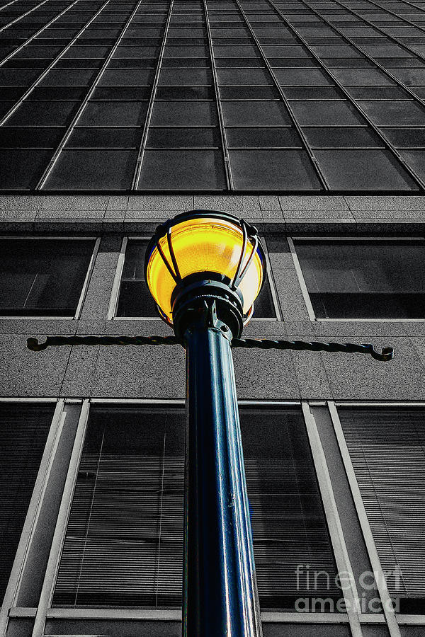 City Lamp Post Photograph by Nick Zelinsky Jr