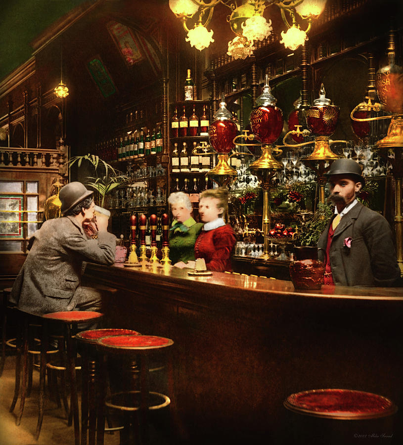 City - London, England - The British Pub 1893 Photograph by Mike Savad