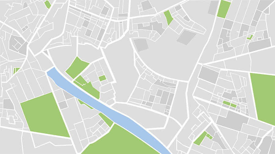 City map vector illustration. Drawing by Reklamlar