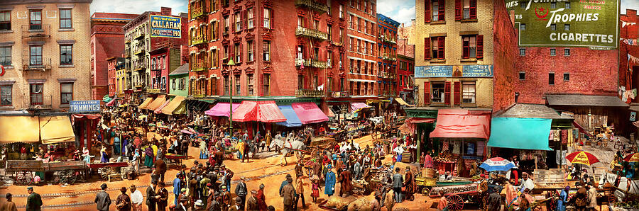 City - New York, NY - A thousand stories 1902 Photograph by Mike Savad City - New York, NY - A thousand stories 1902 Photograph by Mike Savad