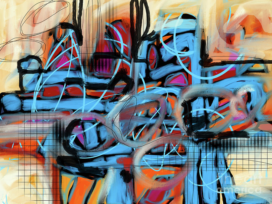 City Night Lights Digital Art by Robin Valenzuela City Night Lights Digital Art by Robin Valenzuela