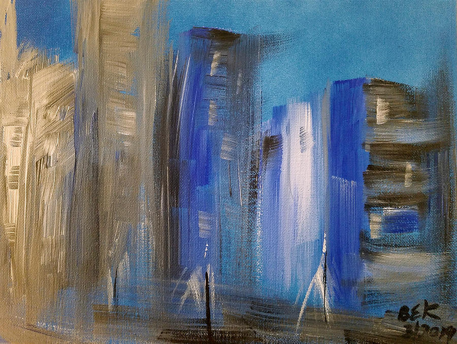 City Nights Painting by Brent Knippel