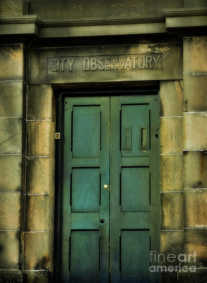 City Observatory Door - Calton Hill, Edinburgh Photograph by Yvonne Johnstone