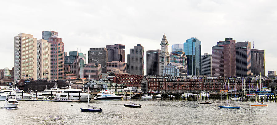 City of Boston Skyline Photograph by David Oppenheimer