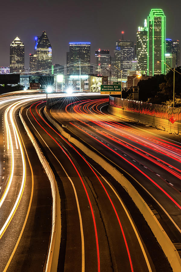 City of Dallas Texas - Skyline Photography Photograph by Gregory Ballos