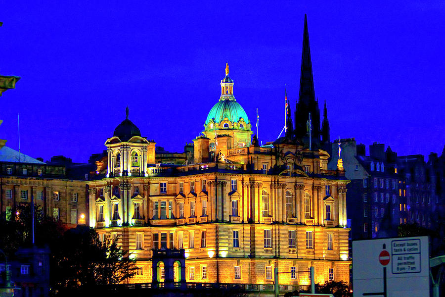 City of Edinburgh Scotland Digital Art by SnapHappy Photos