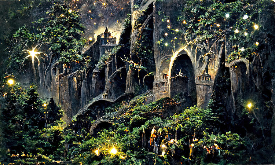 City of Elves, 15 Painting by AM FineArtPrints