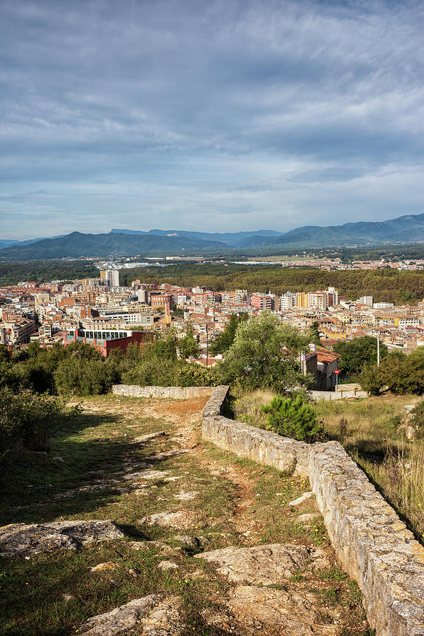 City of Girona Cityscape in Spain Photograph by Artur Bogacki