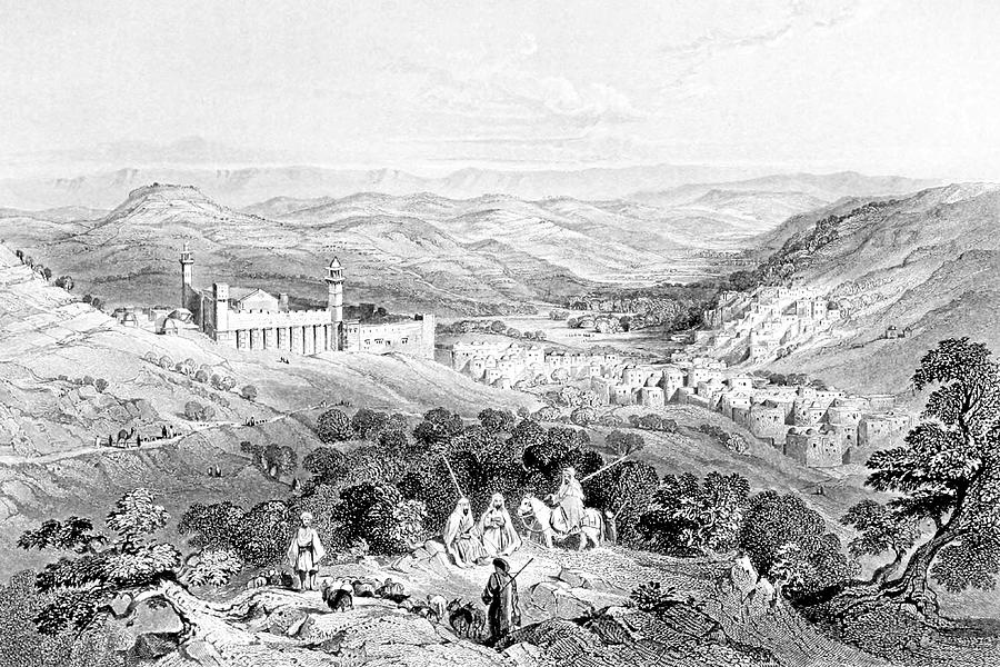 City of Hebron in 1847 Photograph by Munir Alawi