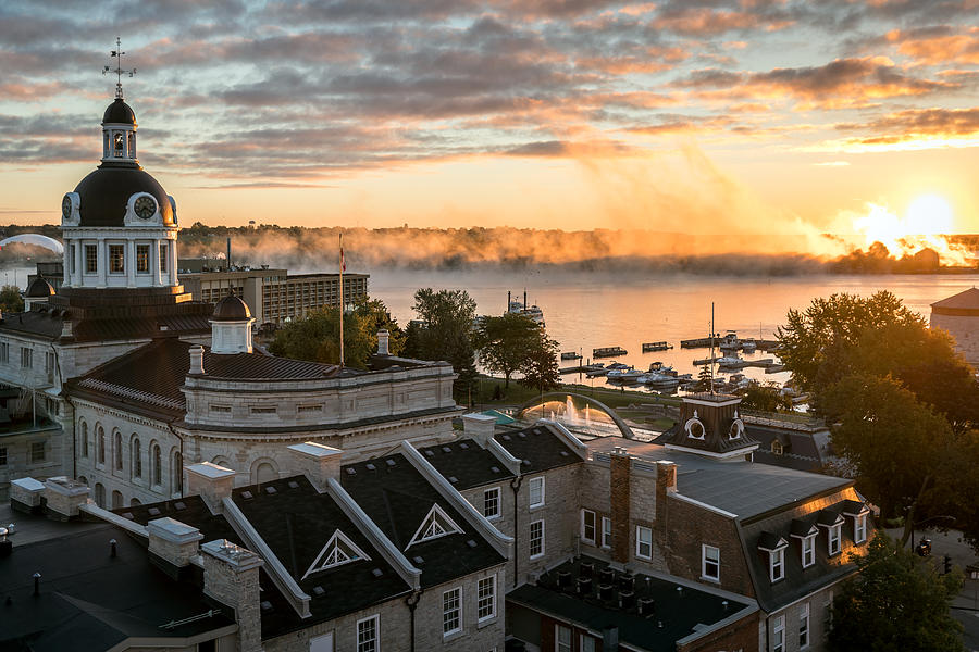 City of Kingston Ontario, Canada at Sunrise Photograph by Onfokus