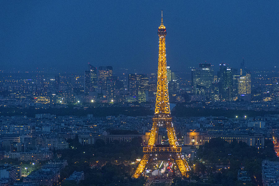 City of Lights, Eiffel Tower, Paris Photograph by John Woods - Fine Art ...