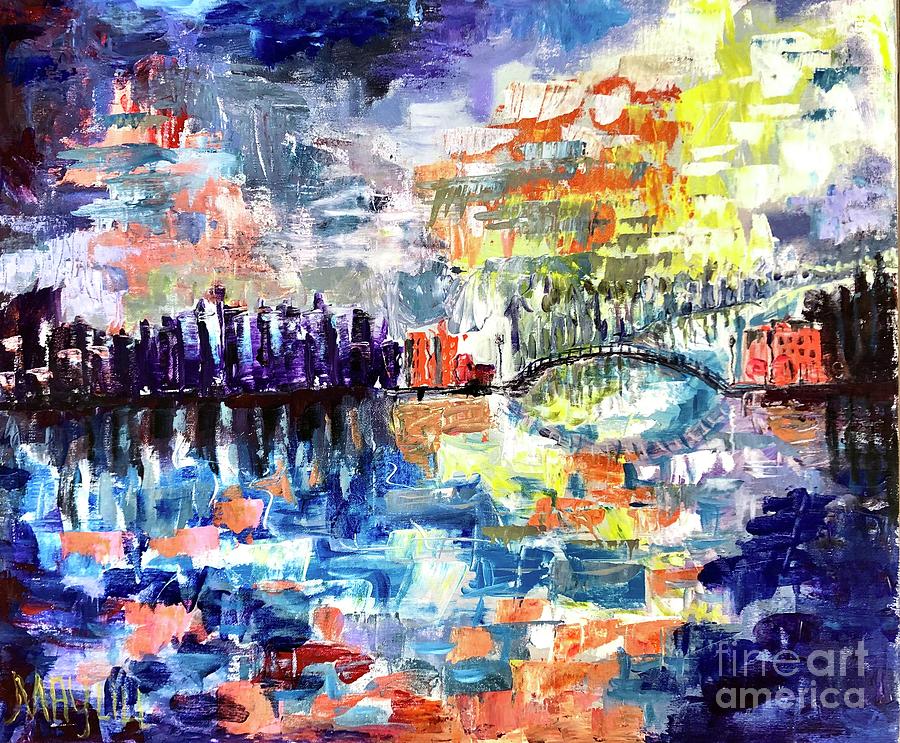 Paris Painting - City of Lights by MayLill Tomlin