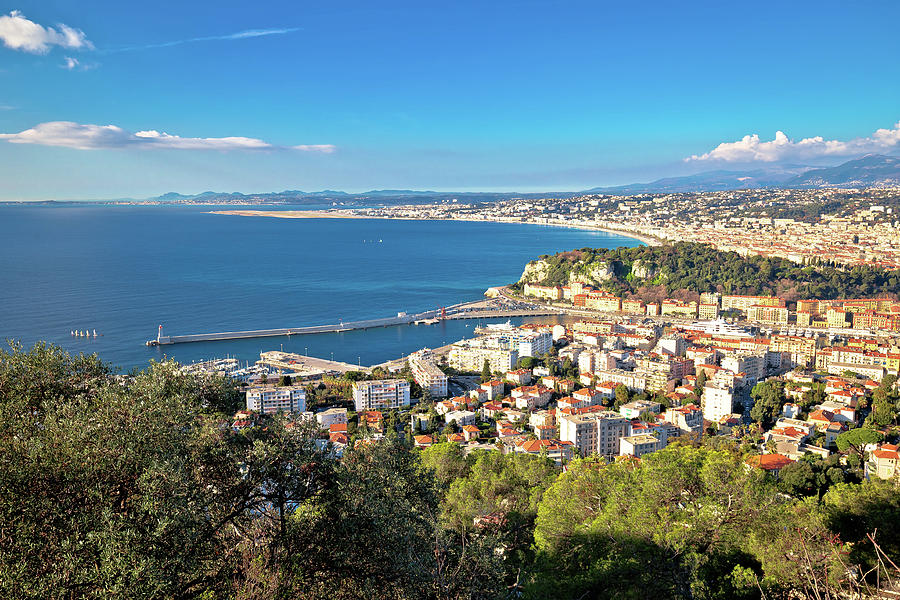 City of Nice waterfront panoramic view, French riviera Photograph by ...