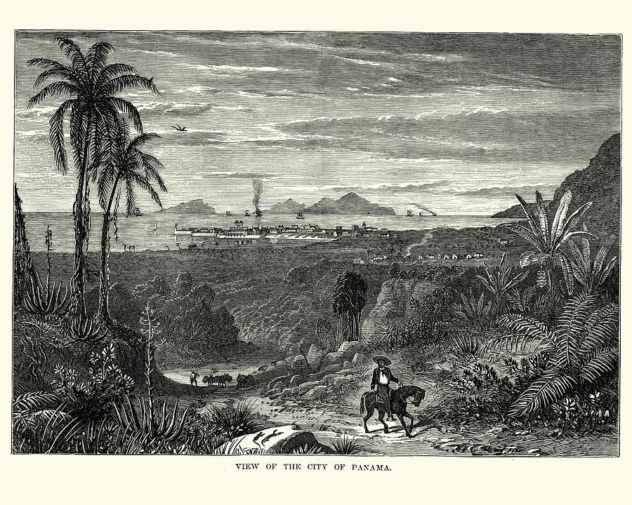 City of Panama, 19th Century Drawing by Duncan1890