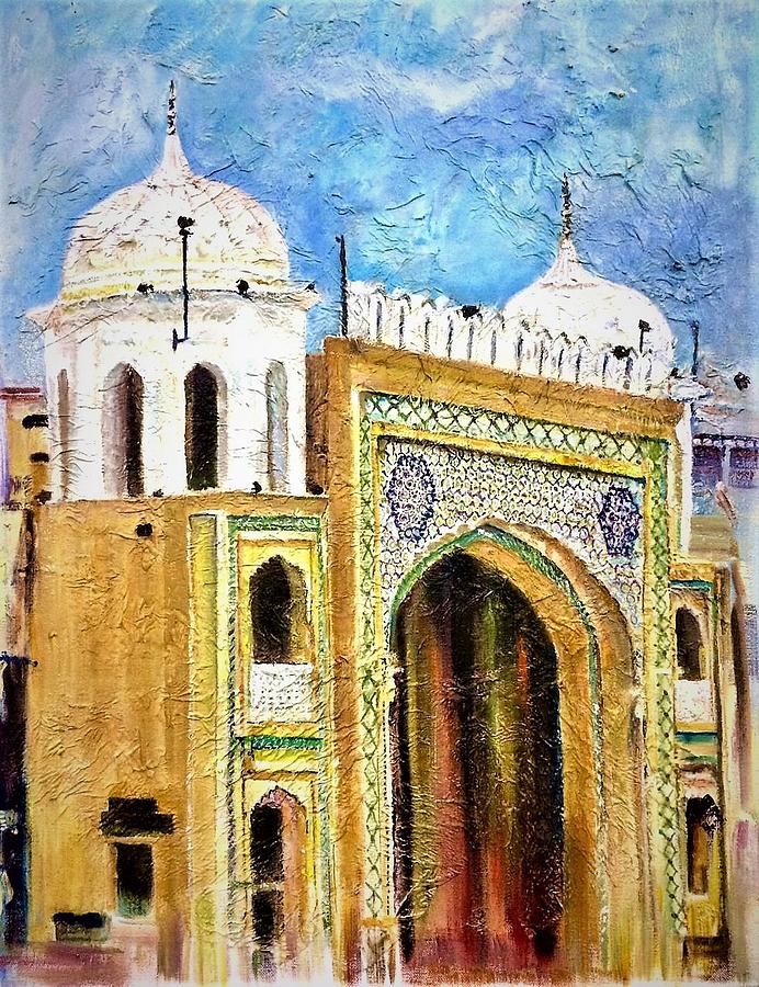 City of royels. Painting by Khalid Saeed