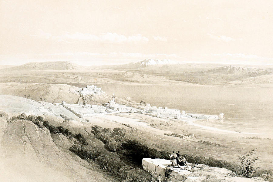 City of Tiberias in 1839 Photograph by Munir Alawi