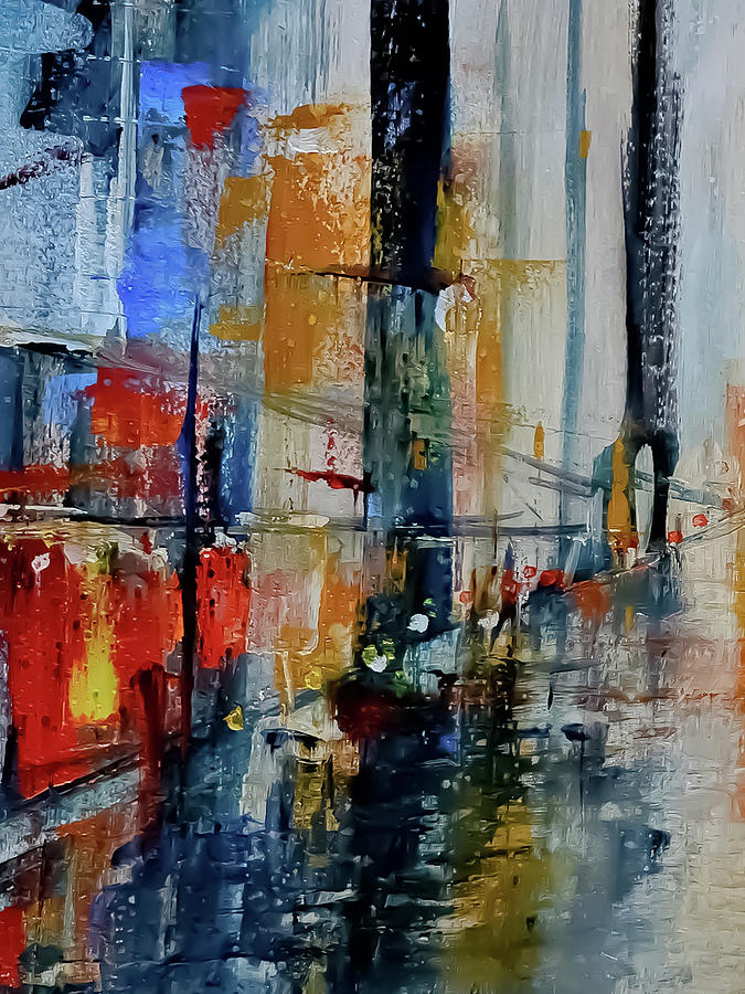 City On The Water  Painting by Lisa Kaiser