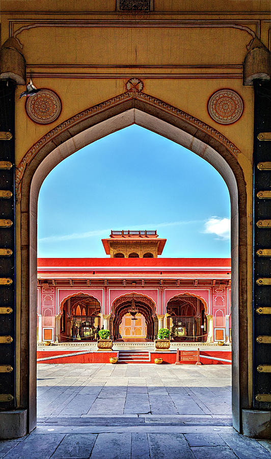 Architecture Photograph - City Palace Arches by Maria Coulson