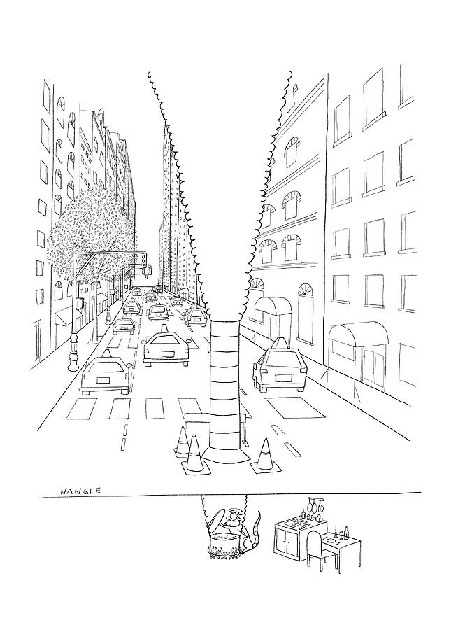 City Rats Drawing by Jared Nangle