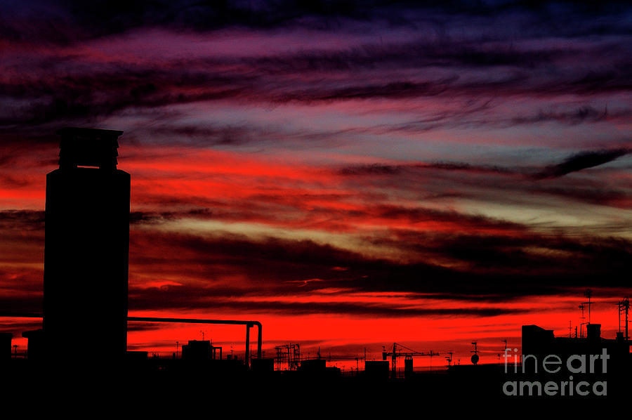 Homes Photograph - City Skies by Vicente Sargues Homes Photograph - City Skies by Vicente Sargues