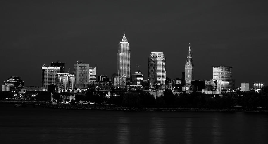 City Skyline Of Cleveland Ohio Photograph