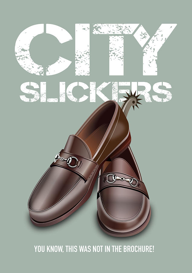 City Slickers - Alternative Movie Poster Digital Art by Movie Poster Boy
