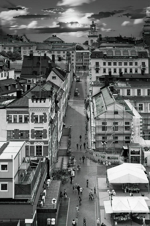 City Stockholm On Another Level  Photograph by Aleksandrs Drozdovs