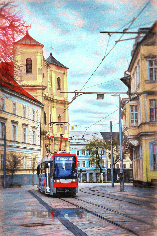 City Tram Bratislava Slovakia  Photograph by Carol Japp