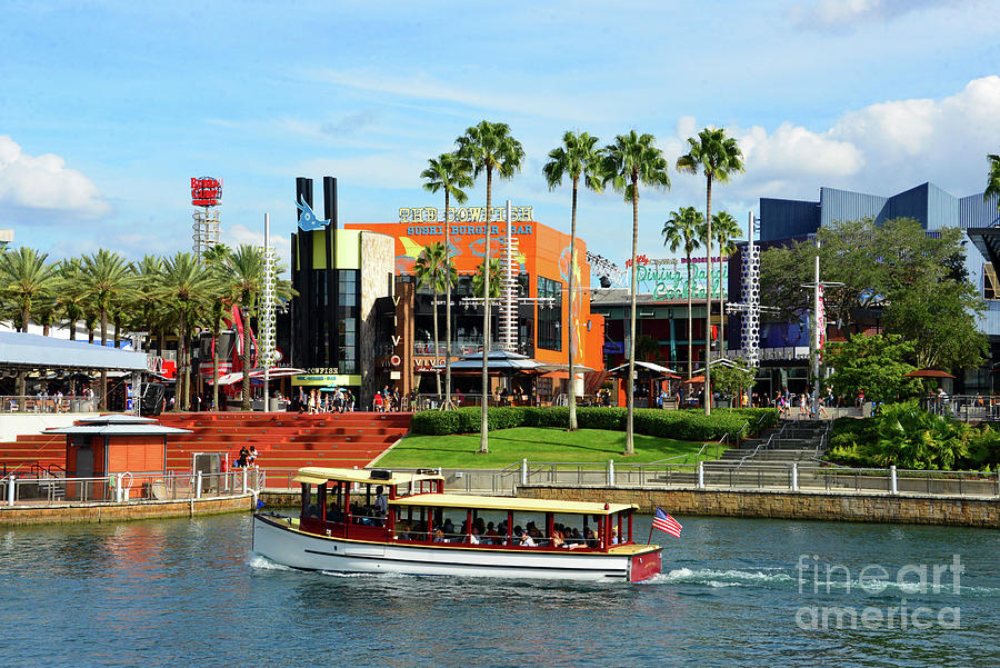 City Walk Universal Studios Florida Photograph by David Lee Thompson