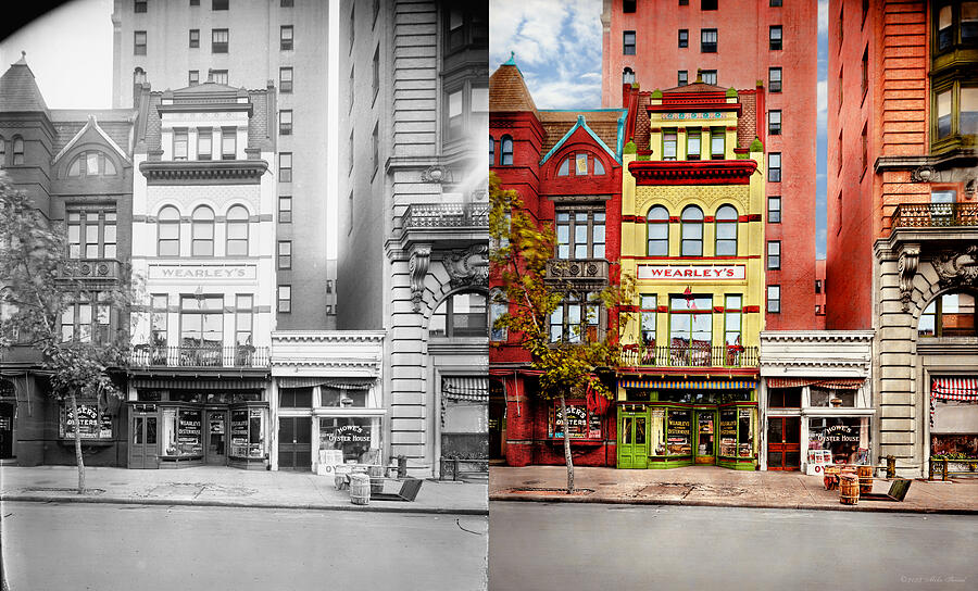 City - Washington, DC - Shell-Shocked 1921 - Side by Side Photograph by Mike Savad City - Washington, DC - Shell-Shocked 1921 - Side by Side Photograph by Mike Savad